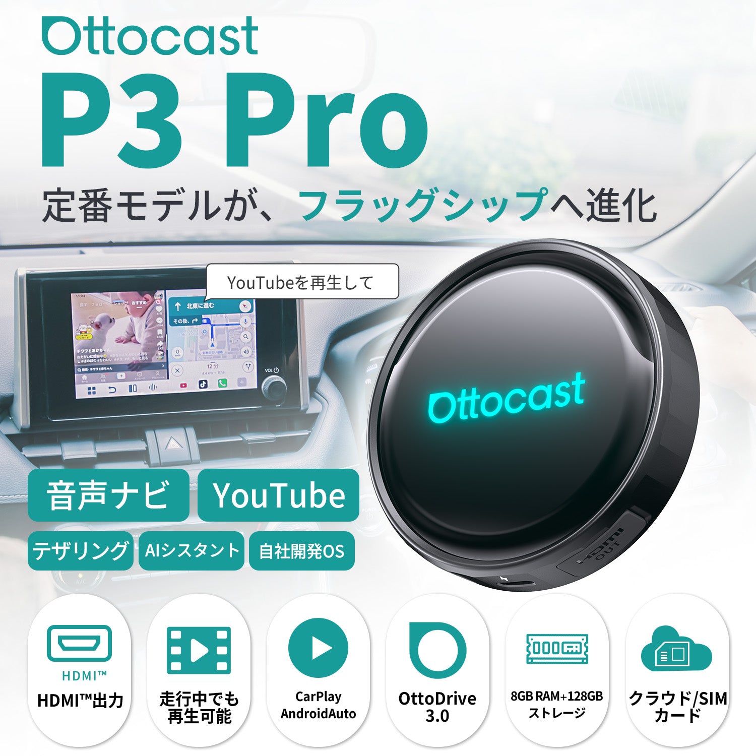 OTTOCAST P3 Pro 製品画像
